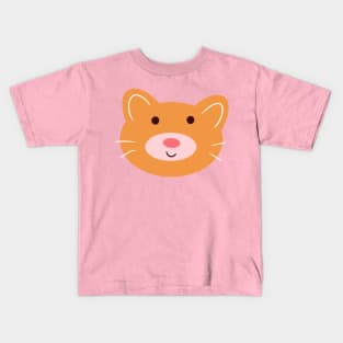 Happy Ginger Cat Kids T-Shirt